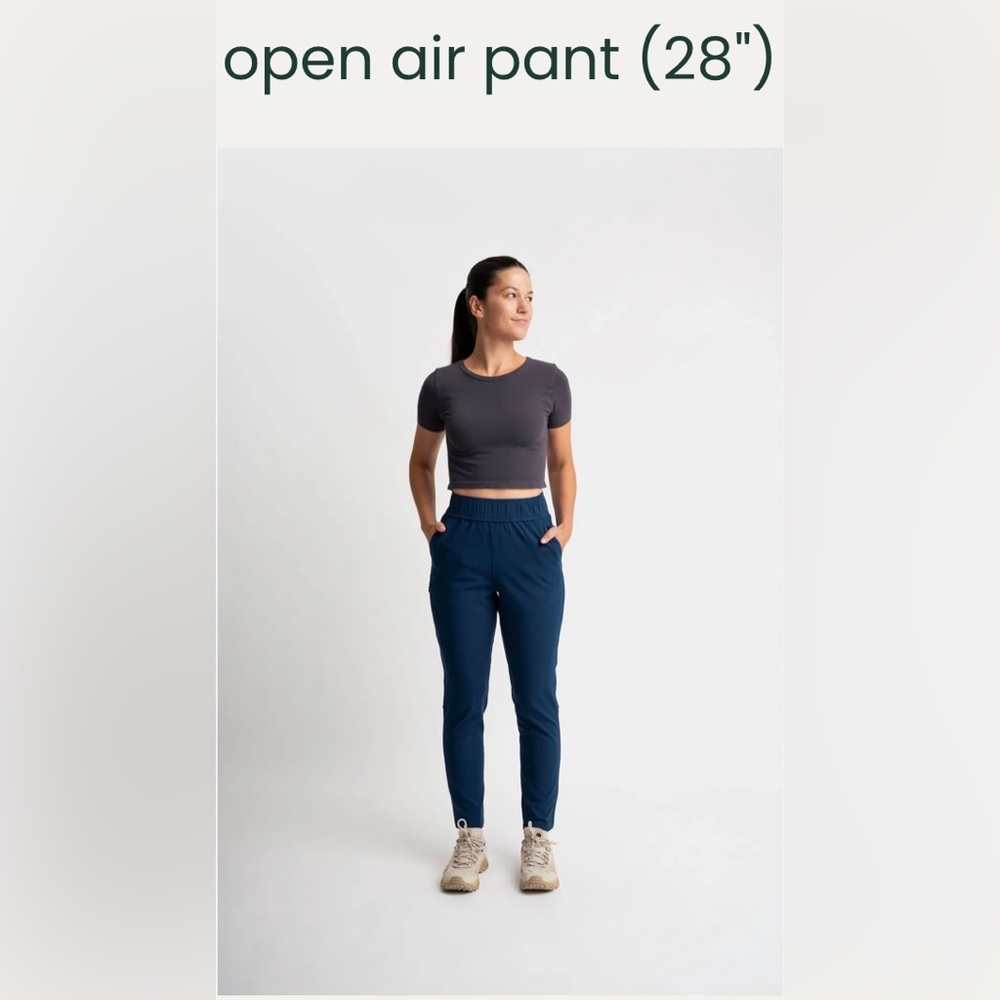 Alder Apparel Open Air Pants in Navy